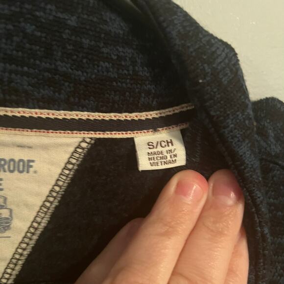 Weatherproof Vintage Men's Heather Blue Pullover Shirt Size Small - Picture 4 of 8